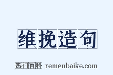维挽造句是什么意思的图片